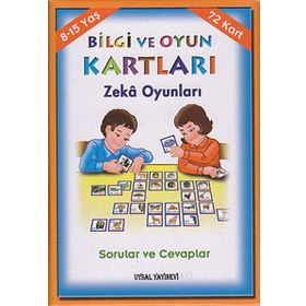 BILGI VE OYUN KARTLARI ZEKA OYUNLARI (8-15 YAŞ) & SORULAR VE CEVAPLAR - KOLEKTIF