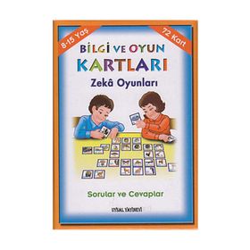 BILGI VE OYUN KARTLARI ZEKA OYUNLARI (8-15 YAŞ) & SORULAR VE CEVAPLAR - KOLEKTIF