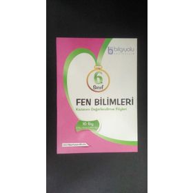 Bilgi Yolu Yayınları 6. Sınıf Fen Bilimleri Kazanım Değerlendirme Föyleri