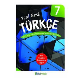 Bilgiküpü Yayınları 7. Sınıf Yeni Nesil Türkçe