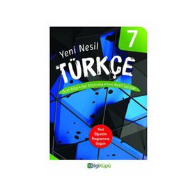 Bilgiküpü Yayınları 7. Sınıf Yeni Nesil Türkçe