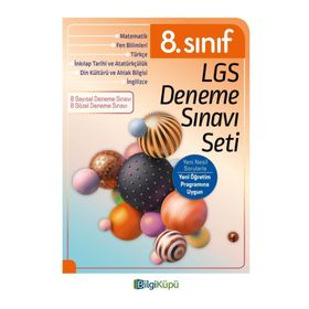 BilgiKüpü Yayınları 8.Sınıf LGS Deneme Sınav Seti