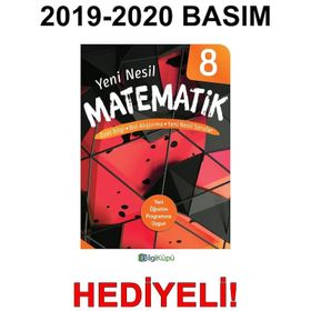 Bilgiküpü Yayınları 8. Sınıf Yeni Nesil Matematik