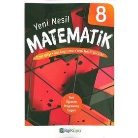 Bilgiküpü Yayınları 8. Sınıf Yeni Nesil Matematik