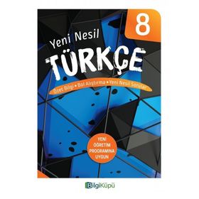 Bilgiküpü Yayınları 8. Sınıf Yeni Nesil Türkçe