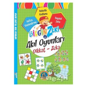 Bilgin Zeki ile Akıl Oyunları Dikkat Zeka Yeşil Seri Karatay Çocuk