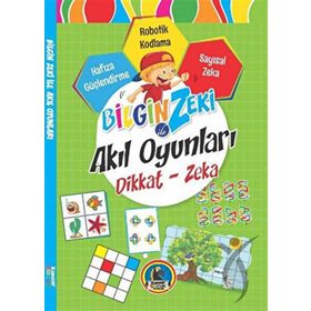Bilgin Zeki ile Akıl Oyunları Dikkat Zeka Yeşil Seri Karatay Çocuk
