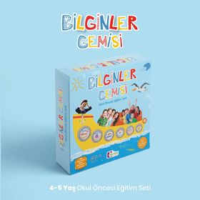 Bilginler Gemisi 4-5 Yaş Okul Öncesi Eğitim Seti - Mor Elma Yayıncılık