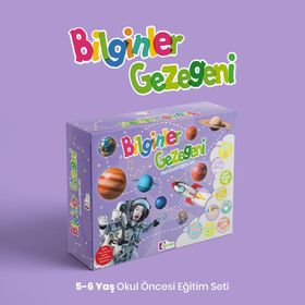 Bilginler Gezegeni Okul Öncesi Eğitim Seti 5-6 Yaş - Mor Elma Yayıncılık