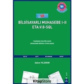 Bilgisayarlı Muhasebe 1-2 ETA V.8 SQL - Adem Yıldırım