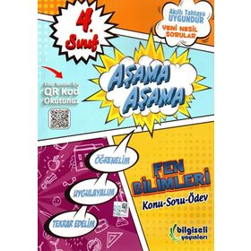 Bilgiseli Yayınları 4. Sınıf Aşama Aşama Fen Bilimleri
