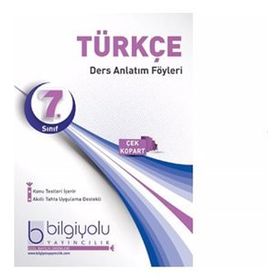 Bilgiyolu Yayınları 7. Sınıf Türkçe Ders Anlatım Föyü