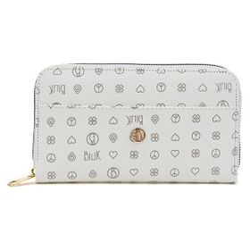 Bilik Deri AYS05 06-MN Monogram Beyaz Kadın Cüzdan