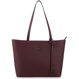 Bilik Deri BLKF AQUA Logo Detaylı Bordo Kadın Omuz Çantası