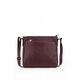 Bilik Deri BLM 1545 Bordo Soft Deri Kadın Çapraz Askılı Çanta