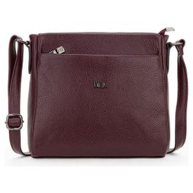 Bilik Deri BLM 1545 Bordo Soft Deri Kadın Çapraz Askılı Çanta