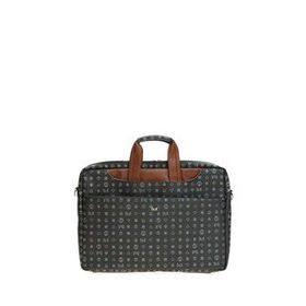Bilik Deri BRIEFCASE-MG Monogram Siyah Taba Unisex Laptop & Evrak Çantası