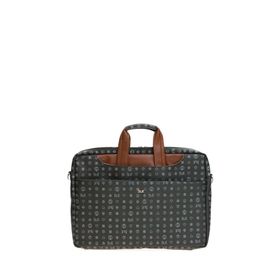 Bilik Deri BRIEFCASE-MG Monogram Siyah Taba Unisex Laptop & Evrak Çantası