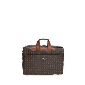 Bilik Deri BRIEFCASE-MN Monogram Kahve Taba Unisex Laptop & Evrak Çantası