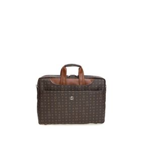Bilik Deri BRIEFCASE-MN Monogram Kahve Taba Unisex Laptop & Evrak Çantası