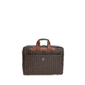 Bilik Deri BRIEFCASE-MN Monogram Kahve Taba Unisex Laptop & Evrak Çantası