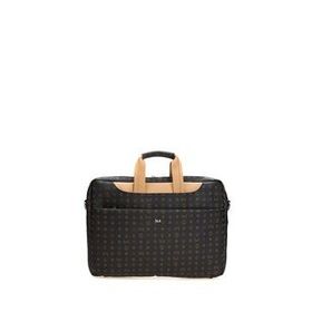 Bilik Deri BRIEFCASE-MN Monogram Siyah/Camel Unisex Laptop & Evrak Çantası