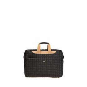 Bilik Deri BRIEFCASE-MN Monogram Siyah/Camel Unisex Laptop & Evrak Çantası