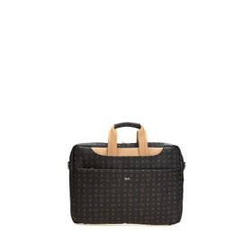 Bilik Deri BRIEFCASE-MN Monogram Siyah/Camel Unisex Laptop & Evrak Çantası
