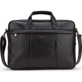 Bilik Deri CRL S300-15 Siyah Rölax Deri Unisex Laptop & Evrak Çantası