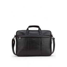Bilik Deri CRL S300-15 Siyah Rölax Deri Unisex Laptop & Evrak Çantası