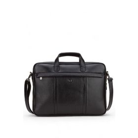 Bilik Deri CRL S300-15 Siyah Rölax Deri Unisex Laptop & Evrak Çantası