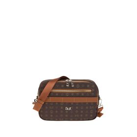 Bilik Deri İV Z-25-MN Monogram Kahve/Taba Kadın Çapraz Askılı Çanta