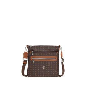 Bilik Deri MTŞ 269-MN Monogram Kahve/Taba Kadın Çapraz Askılı Çanta