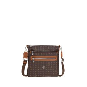 Bilik Deri MTŞ 269-MN Monogram Kahve/Taba Kadın Çapraz Askılı Çanta