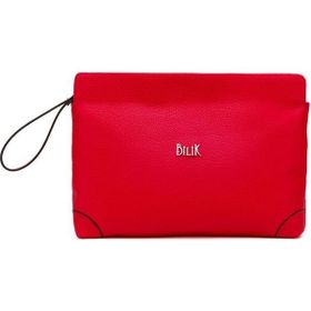 Bilik Deri MTŞ 30 Kırmızı Rölax Kadın Portföy Clutch Çanta
