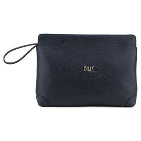 Bilik Deri MTŞ 30 Lacivert Rölax Kadın Portföy Clutch Çanta
