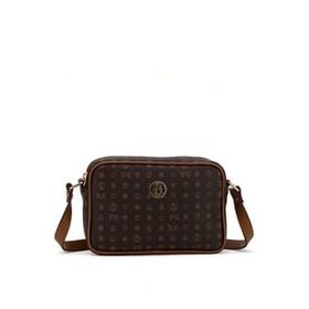 Bilik Deri NV 1002-MN Monogram Kahve Taba Kadın Çapraz Askılı Çanta
