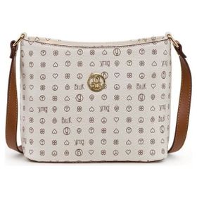 Bilik Deri NV 1008-MN Monogram Bej Taba Kadın Çapraz Askılı Çanta
