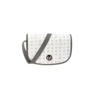 Bilik Deri RH06-MN Monogram Beyaz Gri Kadın Çapraz Çanta