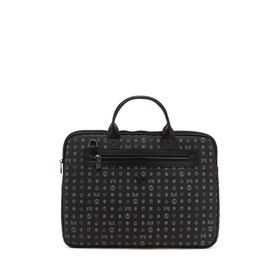 Bilik Deri RH09 BUSİNESS-MG Monogram Siyah Unisex Laptop ve Evrak Çantası