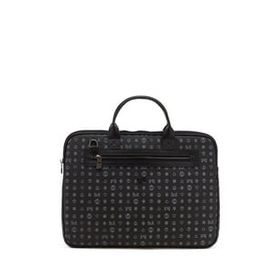 Bilik Deri RH09 BUSİNESS-MG Monogram Siyah Unisex Laptop ve Evrak Çantası