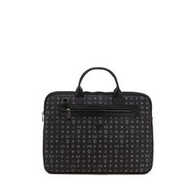 Bilik Deri RH09 BUSİNESS-MG Monogram Siyah Unisex Laptop ve Evrak Çantası