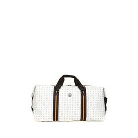 Bilik Deri RH25 DUFFLE-MN Monogram Beyaz Unisex Seyahat Çantası