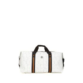 Bilik Deri RH25 DUFFLE-MN Monogram Beyaz Unisex Seyahat Çantası