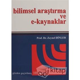 Bilimsel Araştırma ve E-Kaynaklar - Zeynel Dinler