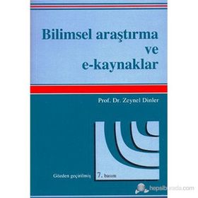 Bilimsel Araştırma ve E-Kaynaklar - Zeynel Dinler
