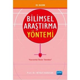 BILIMSEL ARAŞTIRMA YÖNTEMİ - NIYAZI KARASAR