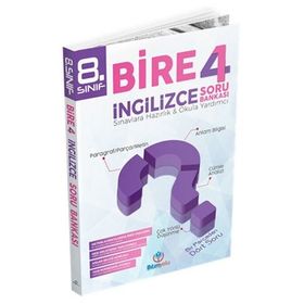 Bilimyolu Yayınları 8. Sınıf Bire 4 İngilizce Soru Bankası