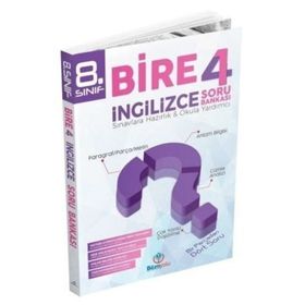 Bilimyolu Yayınları 8. Sınıf Bire 4 İngilizce Soru Bankası