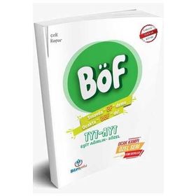 Bilimyolu Yayınları TYT AYT Eşit Ağırlık Sözel Böf Yarıyıl Tatil Kitabı